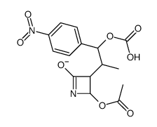 [2-(2-acetyloxy-4-oxoazetidin-3-yl)-1-(4-nitrophenyl)propyl] carbonate结构式