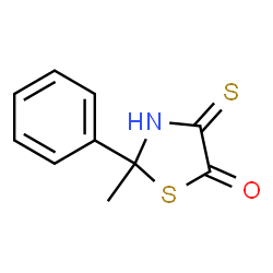 5-Thiazolidinone,2-methyl-2-phenyl-4-thioxo-(9CI) Structure