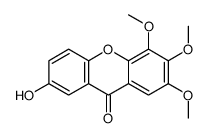 7-hydroxy-2,3,4-trimethoxyxanthen-9-one Structure