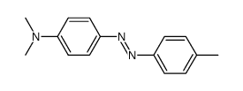 N,N-dimethyl-N-{4-[(E)-(4'-methylphenyl)diazenyl]phenyl}amine结构式