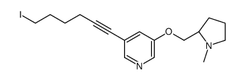 3-(6-iodohex-1-ynyl)-5-[[(2S)-1-methylpyrrolidin-2-yl]methoxy]pyridine Structure