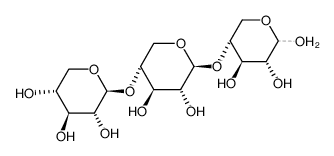 benzyl 2,3-di-O-α-Larabinofuranosyl-β-D-xylopyranoside Structure