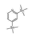 2,4-bis(Trimethylstannyl)pyridine Structure