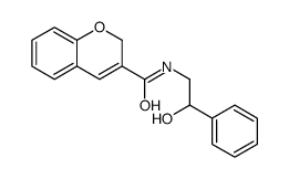 N-(2-hydroxy-2-phenylethyl)-2H-chromene-3-carboxamide Structure