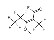 4,4,5,5,5-pentafluoro-3-methoxy-2-(trifluoromethyl)pent-2-enoyl fluoride结构式