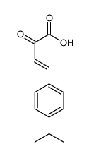 2-oxo-4-(4-propan-2-ylphenyl)but-3-enoic acid结构式