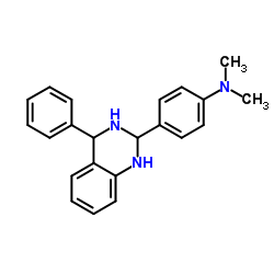 N,N-Dimethyl-4-(4-phenyl-1,2,3,4-tetrahydro-2-quinazolinyl)aniline Structure