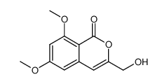 6,8-dimethoxy-3-hydroxymethylisocoumarin Structure