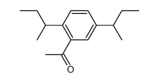 1-(2,5-di-sec-butyl-phenyl)-ethanone Structure