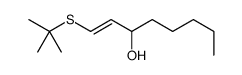 1-tert-butylsulfanyloct-1-en-3-ol Structure