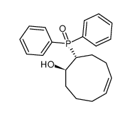 (1RS,2RS)-2-diphenylphosphinoylcyclonon-5-enol结构式