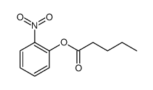 O-NITROPHENYL VALERATE Structure