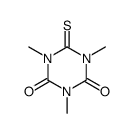 1,3,5-trimethyl-6-thioxo-[1,3,5]triazinane-2,4-dione结构式