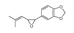 5-[3-(2-methylprop-1-enyl)oxiran-2-yl]-1,3-benzodioxole结构式