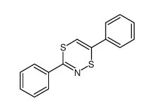 3,6-diphenyl-1,4,2-dithiazine结构式