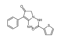 2-Thiophenecarboxamide, N-(5-amino-2,3-dihydro-3-oxo-4-phenyl-1H-pyrrol-1-yl) Structure