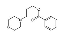 3-(4-Thiomorpholinyl)propyl benzoate结构式