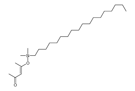 4-[dimethyl(octadecyl)silyl]oxypent-3-en-2-one结构式