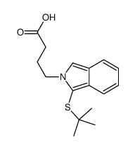 4-(1-tert-butylsulfanylisoindol-2-yl)butanoic acid结构式