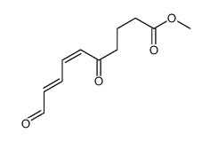 methyl 5,10-dioxodeca-6,8-dienoate结构式