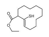 ethyl 2-sulfanylcyclododec-2-ene-1-carboxylate Structure