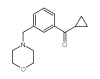 CYCLOPROPYL 3-(MORPHOLINOMETHYL)PHENYL KETONE图片