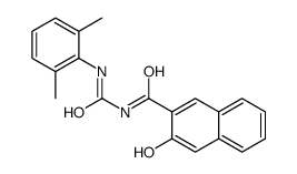 1-(2,6-二甲基苯基)-3-(3-羟基萘-2-羰基)-脲结构式