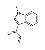 1-(1-methylindol-3-yl)prop-2-en-1-one结构式