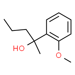 2-(2-Methoxyphenyl)pentan-2-ol Structure