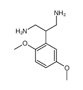 2-(2,5-dimethoxyphenyl)propane-1,3-diamine结构式