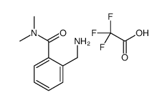 2-(aminomethyl)-N,N-dimethylbenzamide,2,2,2-trifluoroacetic acid结构式