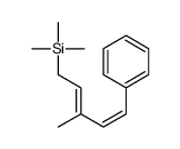 trimethyl-(3-methyl-5-phenylpenta-2,4-dienyl)silane Structure