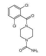 4-(2,6-dichloro-benzoyl)-piperazine-1-carboxylic acid amide Structure