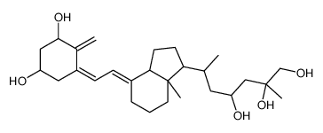 (2R,4S,6R)-6-[(1R,3aS,4Z,7aR)-4-[(2Z)-2-[(3S,5R)-3,5-dihydroxy-2-methylidenecyclohexylidene]ethylidene]-7a-methyl-2,3,3a,5,6,7-hexahydro-1H-inden-1-yl]-2-methylheptane-1,2,4-triol Structure