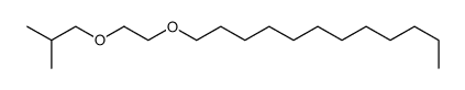 1-[2-(2-methylpropoxy)ethoxy]dodecane结构式