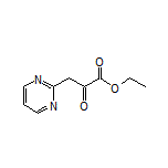 Ethyl 2-Oxo-3-(pyrimidin-2-yl)propanoate Structure