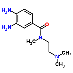 3,4-Diamino-N-[2-(dimethylamino)ethyl]-N-methylbenzamide结构式