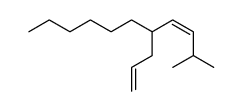 (Z)-5-allyl-2-methylundec-3-ene结构式