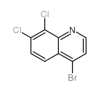 4-溴-7,8-二氯喹啉结构式