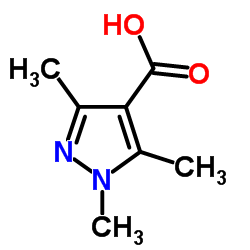 1,3,5-Trimethyl-1H-pyrazole-4-carboxylic acid Structure