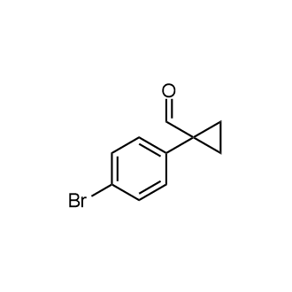 1-(4-Bromophenyl)cyclopropane-1-carbaldehyde Structure