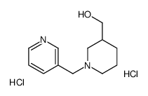 (1-Pyridin-3-ylmethyl-piperidin-3-yl)-Methanol dihydrochloride structure