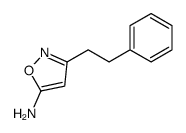 3-(2-Phenylethyl)-1,2-oxazol-5-amine structure