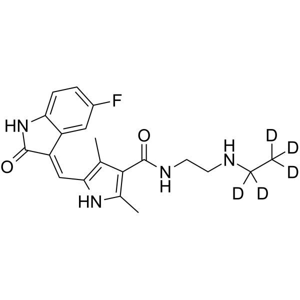 N-Desethyl Sunitinib-d5 picture