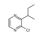 3-sec-butyl-2-chloropyrazine结构式