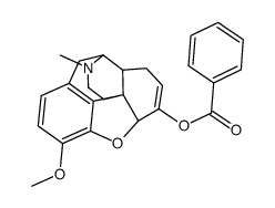 [(4R,4aR,7aR,12bS)-9-methoxy-3-methyl-2,4,4a,5,7a,13-hexahydro-1H-4,12-methanobenzofuro[3,2-e]isoquinoline-7-yl] benzoate Structure