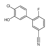 3-(4-chloro-3-hydroxyphenyl)-4-fluorobenzonitrile结构式