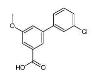 3'-CHLORO-5-METHOXY-[1,1'-BIPHENYL]-3-CARBOXYLIC ACID Structure