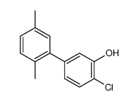 2-chloro-5-(2,5-dimethylphenyl)phenol结构式