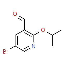 5-Bromo-2-isopropoxynicotinaldehyde Structure